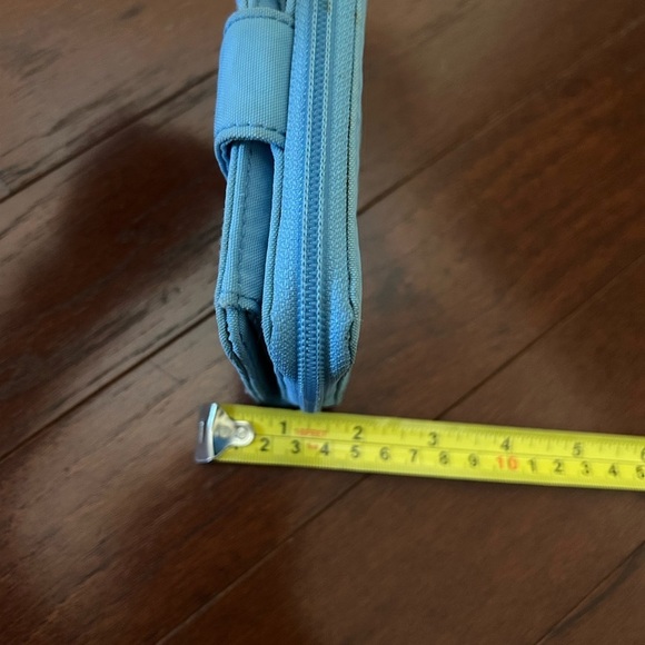 Kipling New Money Small Credit Card Wallet Blue lightweight water resistant - Picture 12 of 12